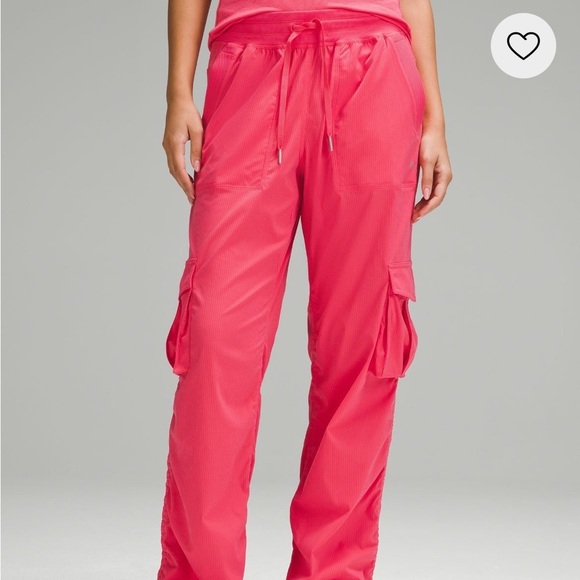 LULULEMON Dance Studio Relaxed Fit Cargo Pant Glaze Pink Sz S NEW - Picture 1 of 15